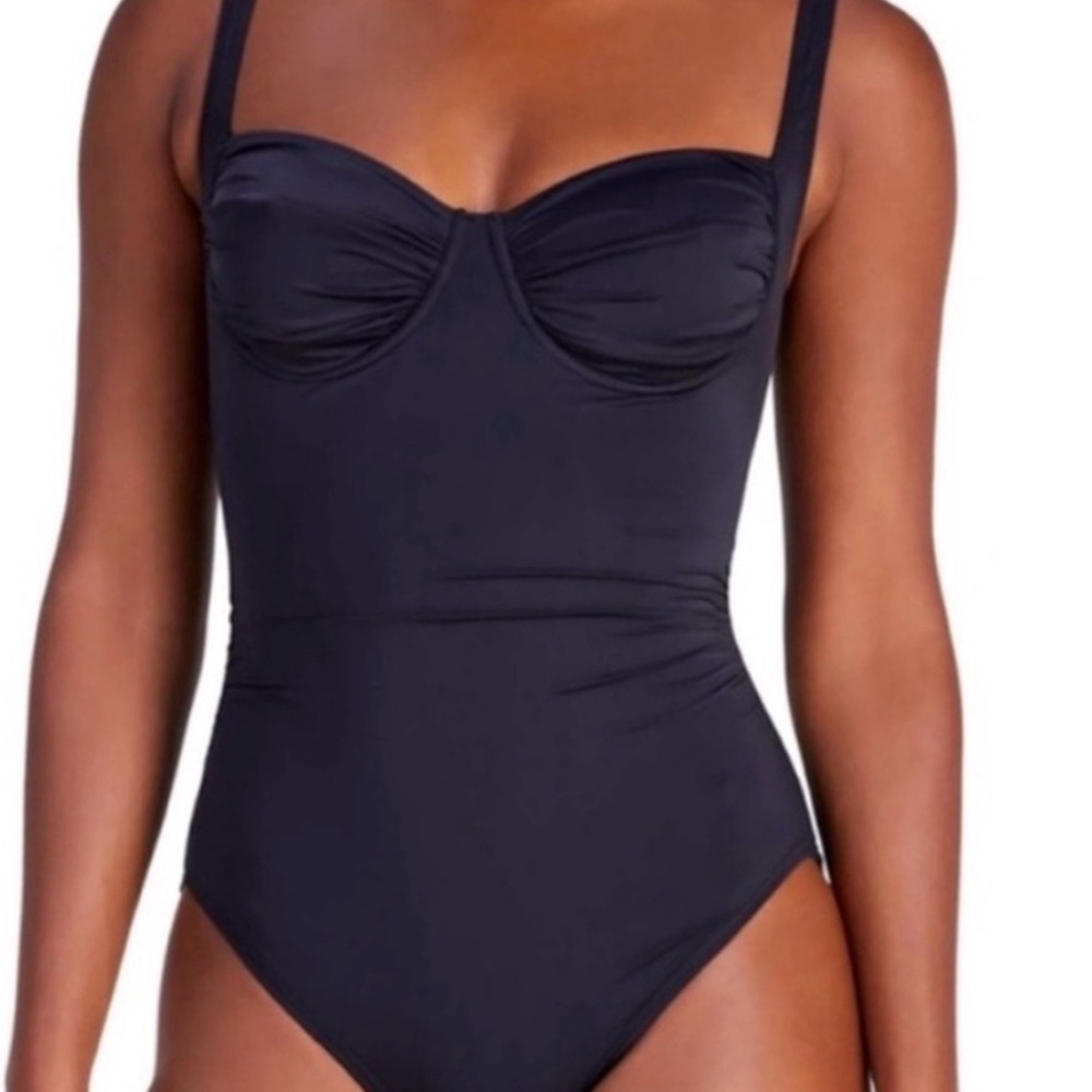 ❤️Kate Spade❤️ Black One Piece UW Swimsuit NWT Sz XL❤️